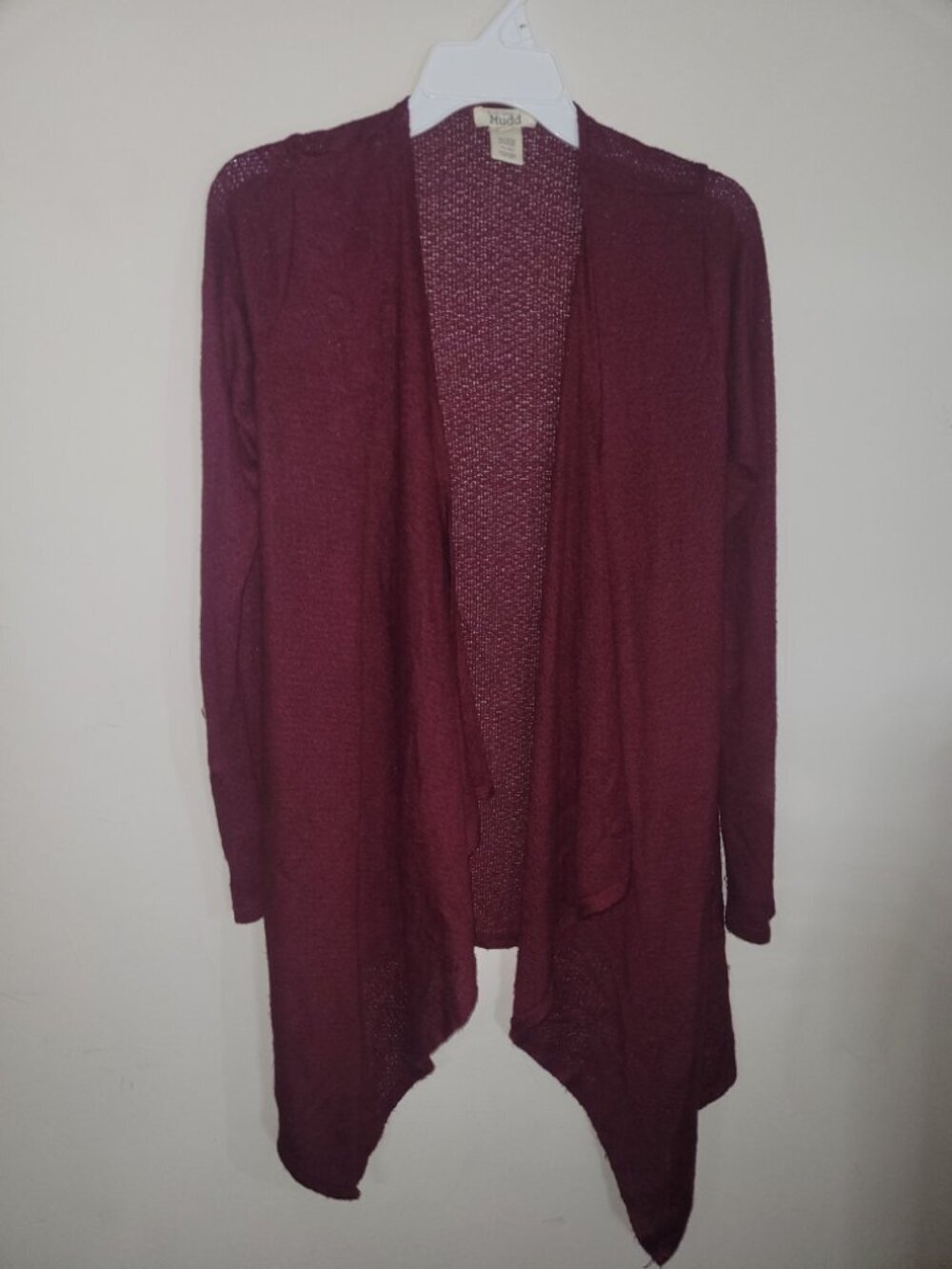 Burgandy Mudd Large Cardigan